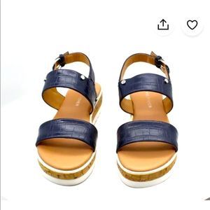 Marc Fisher Women's Gordy Wedge Sandals Women's Shoes(size 7 NWT